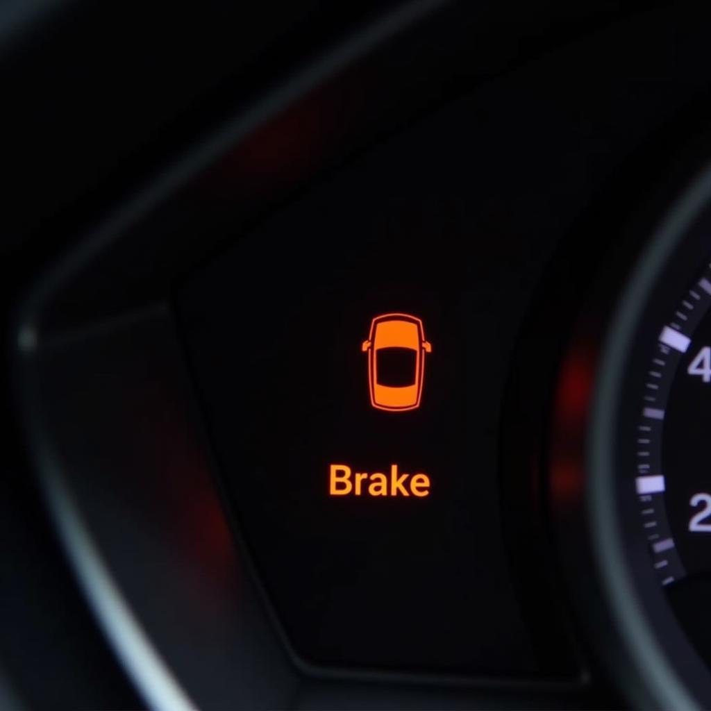 Audi Q7 Brake Warning Light Illuminated on Dashboard