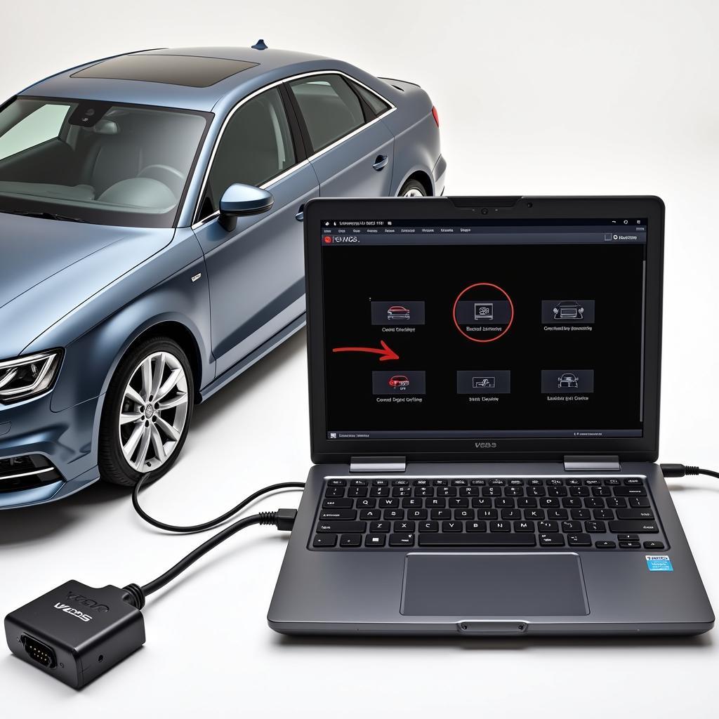 Connecting Audi S3 to VCDS Interface