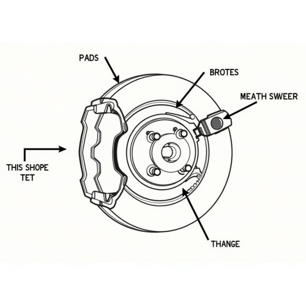 Diagram of Brake System Components Triggering Warning Sound