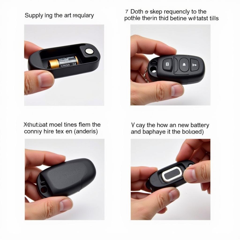 Replacing the battery in your AWID key fob