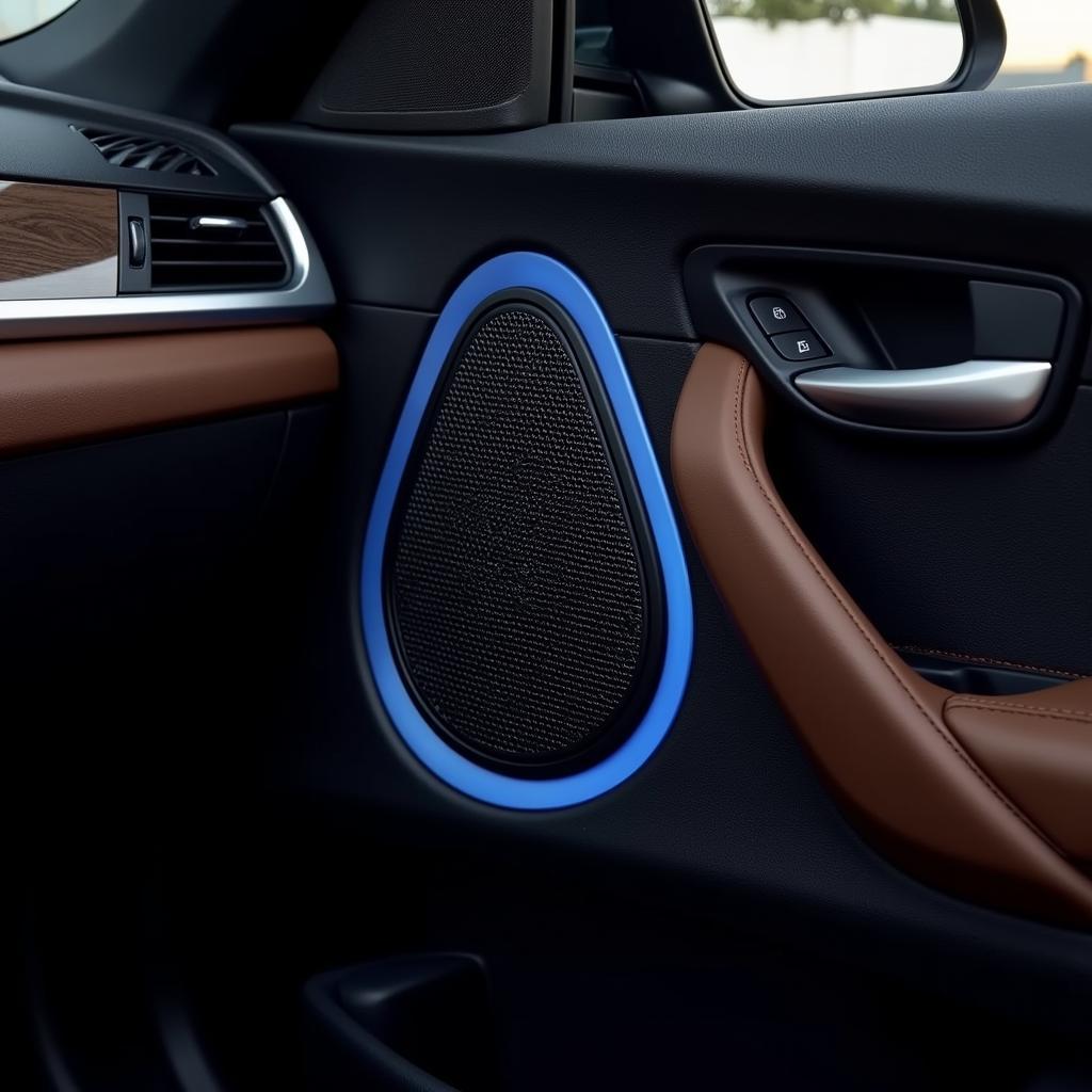 Bang & Olufsen Speaker in a BMW