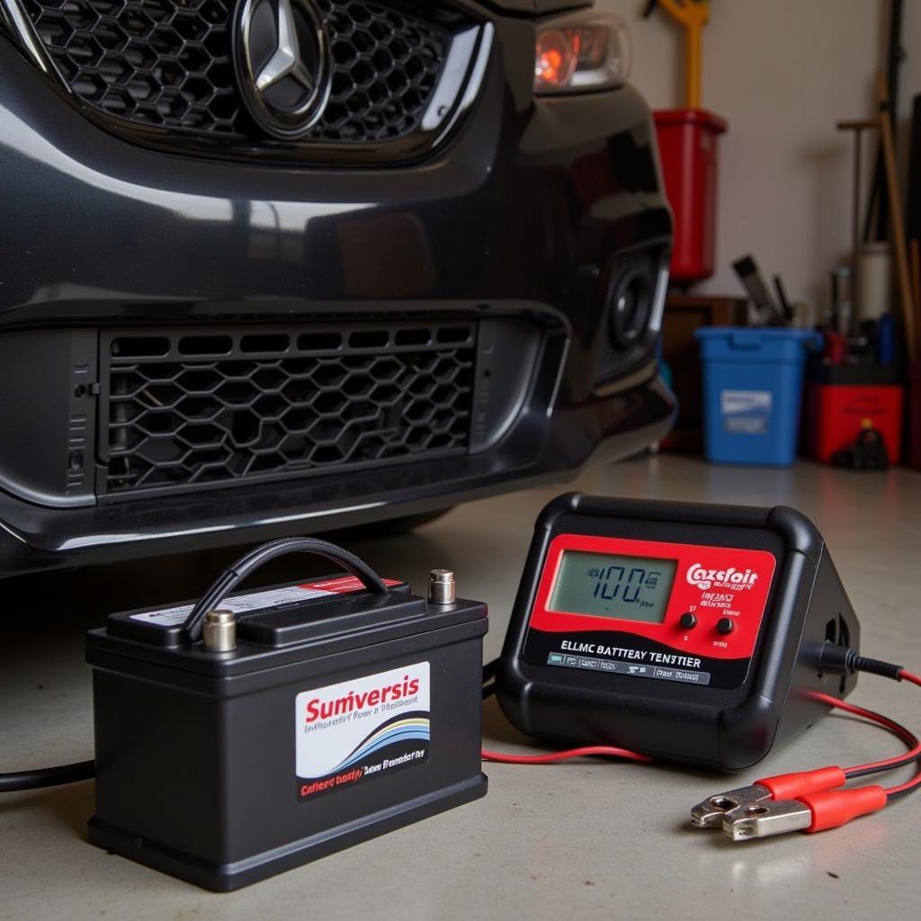 Battery tender reviving a dead car battery