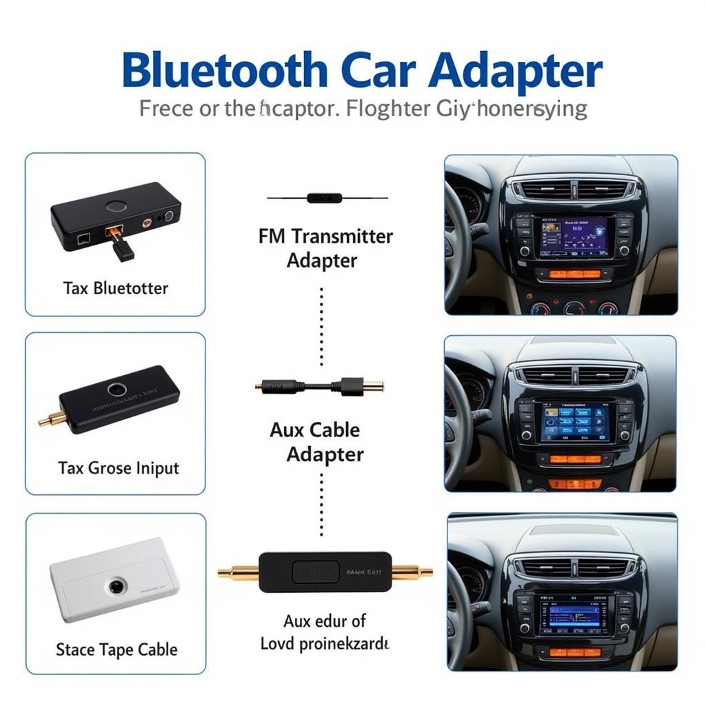 Types of Bluetooth Car Adapters