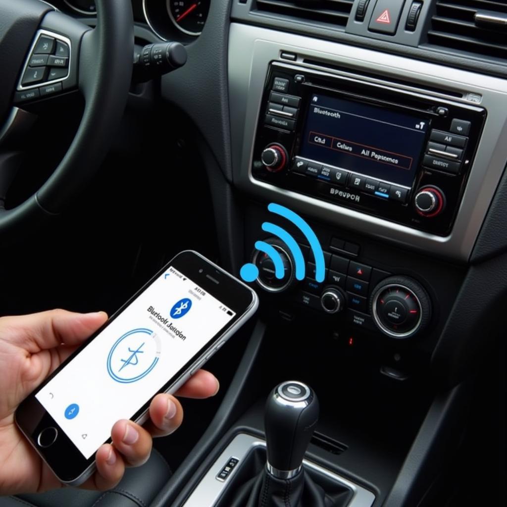 Connecting a Smartphone to a Car Radio via Bluetooth