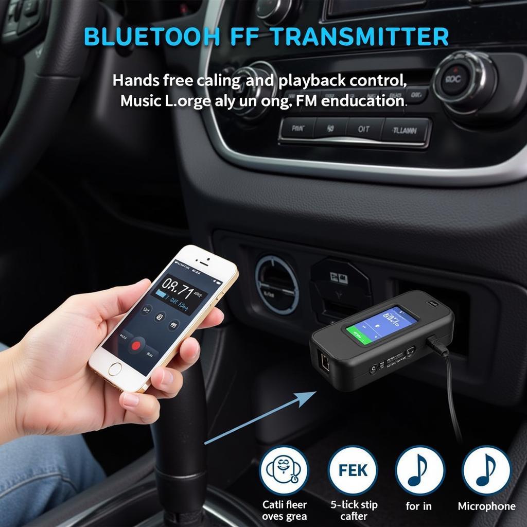 Bluetooth FM Transmitter Features