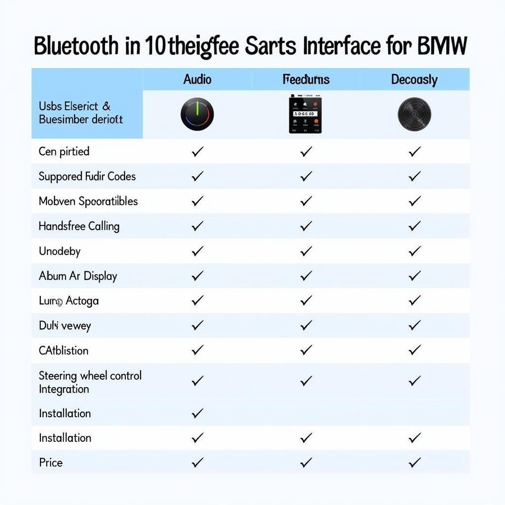 Comparing Bluetooth Handsfree USB Audio Interfaces for BMW