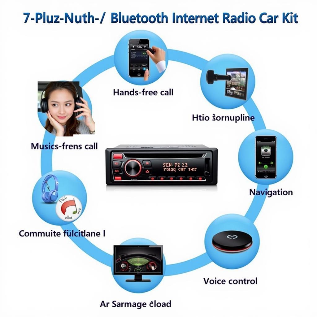 Bluetooth Internet Radio Car Kit Features