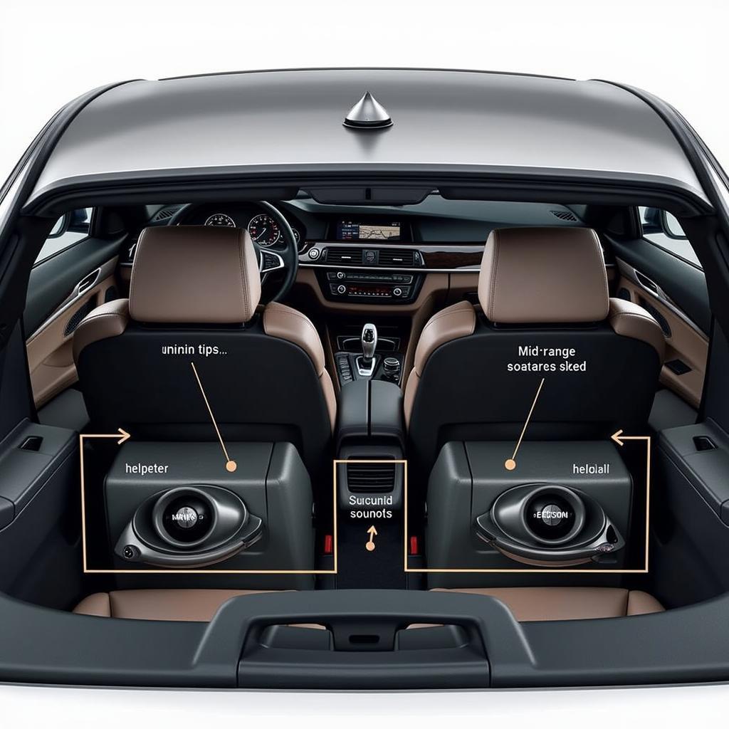 BMW 3 Series Harman Kardon Speaker Layout