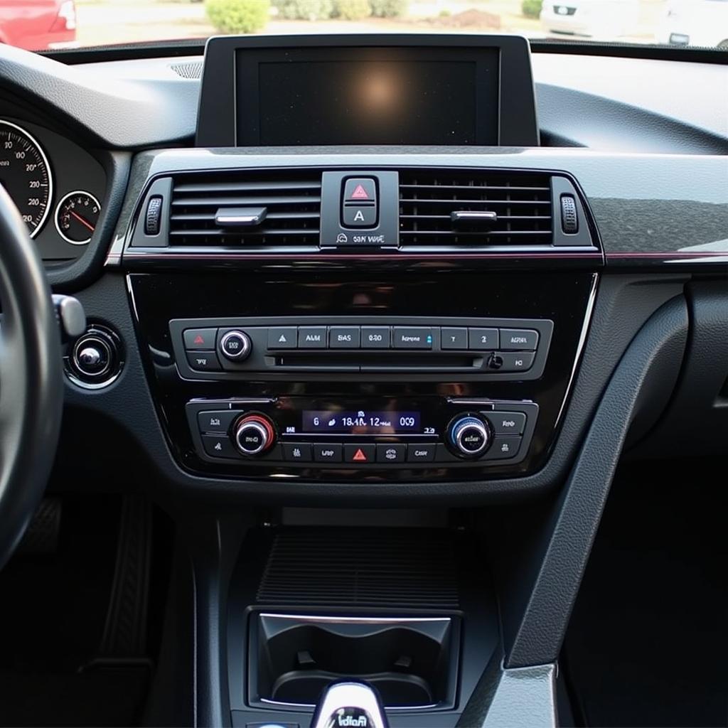 BMW 328i with Installed 6.4 Inch Audio Receiver