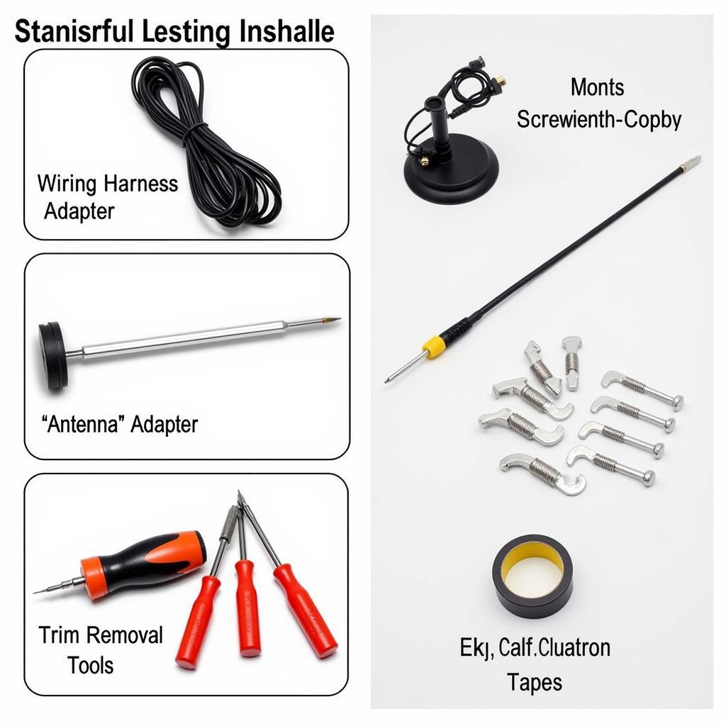 BMW 328i Audio Receiver Installation Tools