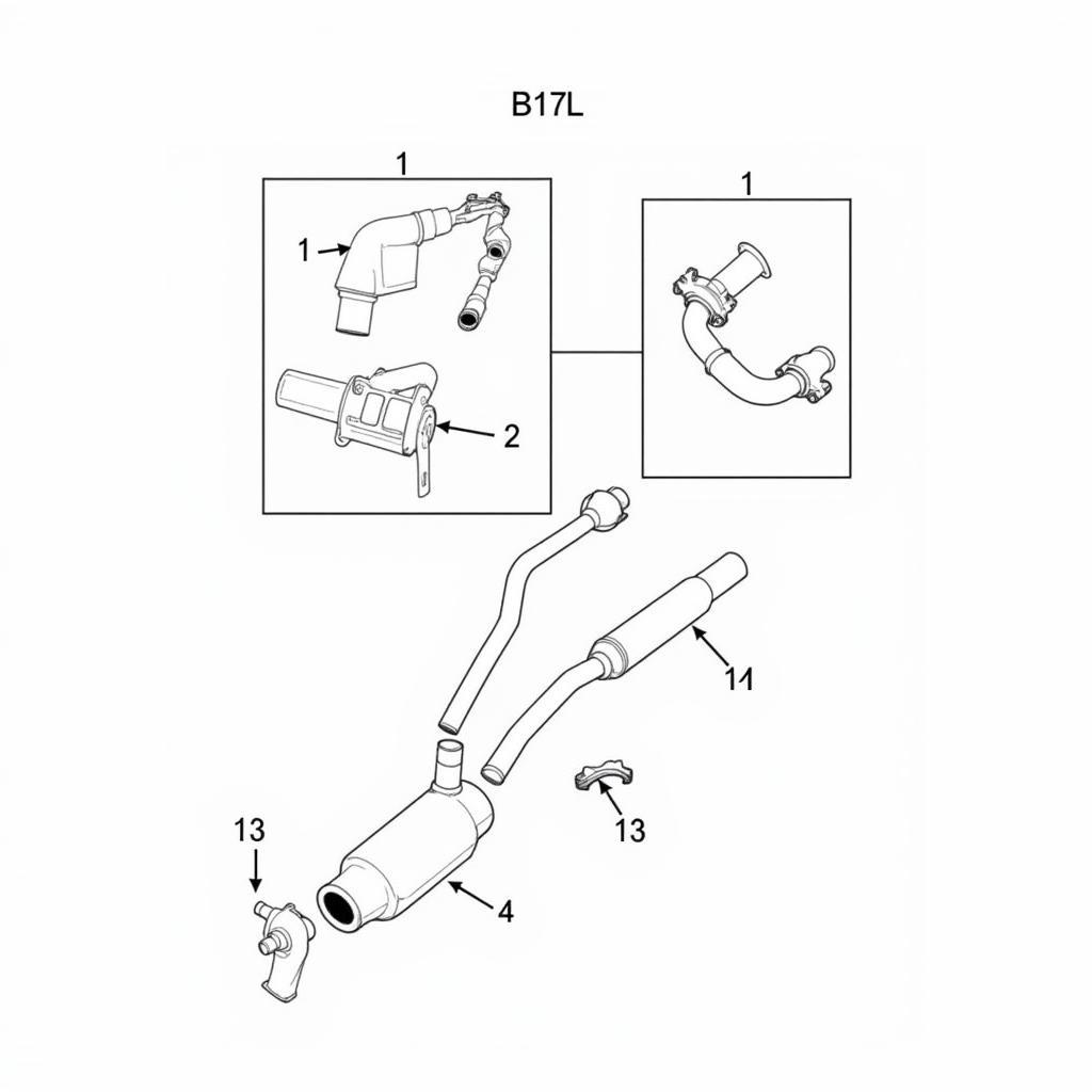 BMW 330d Exhaust System Components and Layout