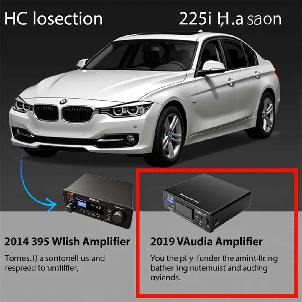 Locating the Audio Amplifier in a 2014 BMW 335i