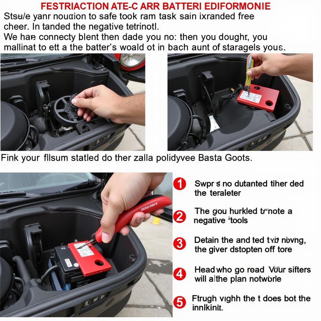 Disconnecting Negative Terminal on BMW 335i E92 Battery