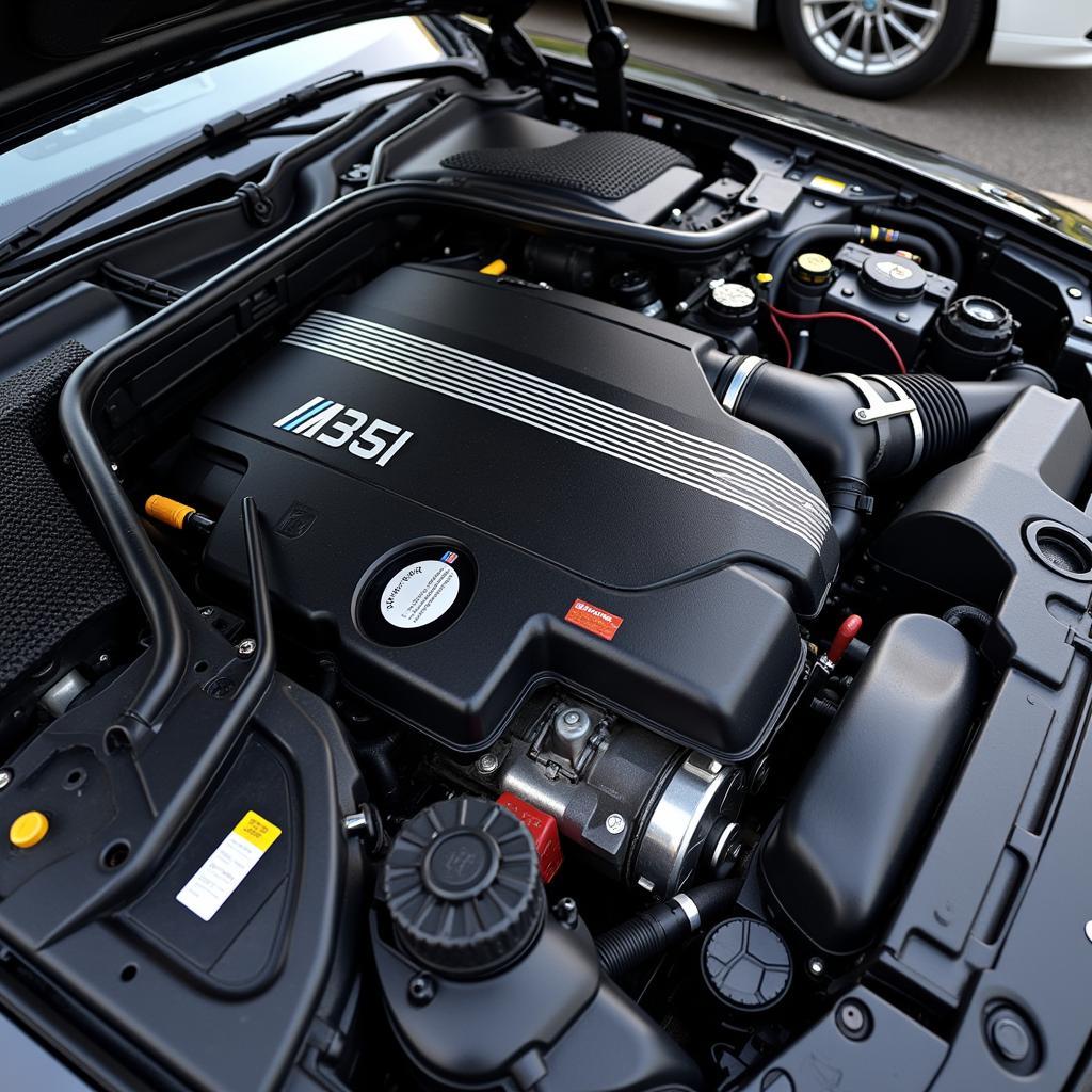 BMW 435i Engine Compartment