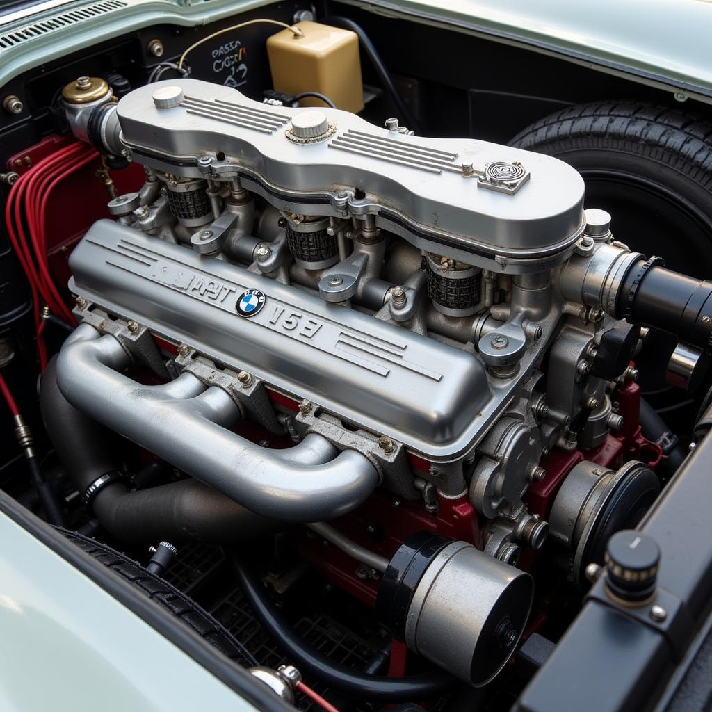 BMW 507 V8 Engine Close-up