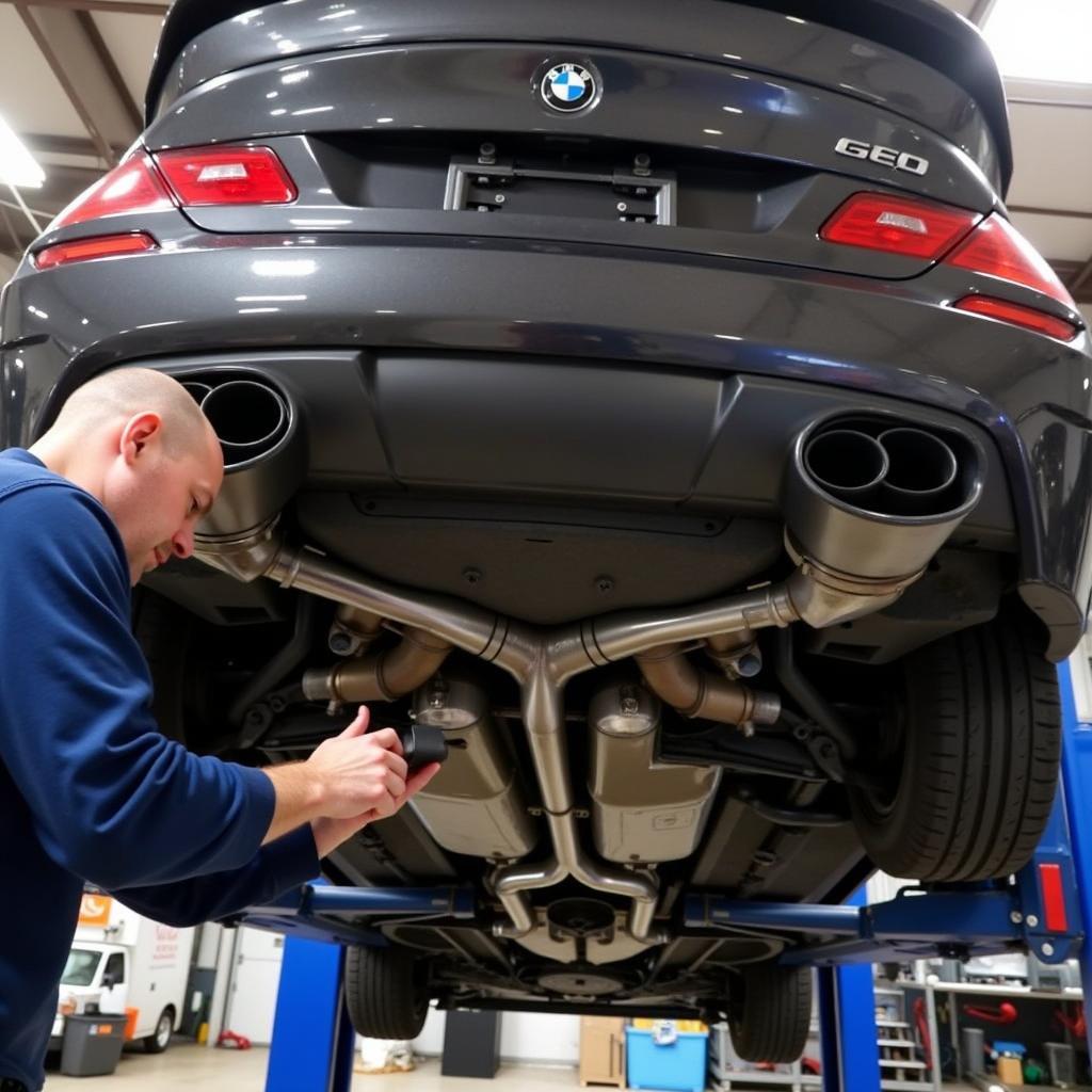 BMW 640i Performance Exhaust Installation