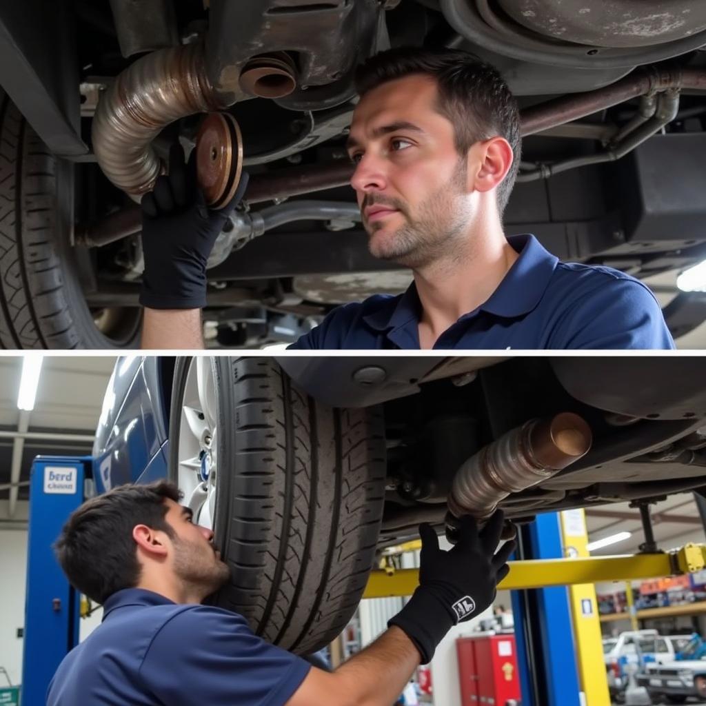 BMW 740i Undercarriage Inspection