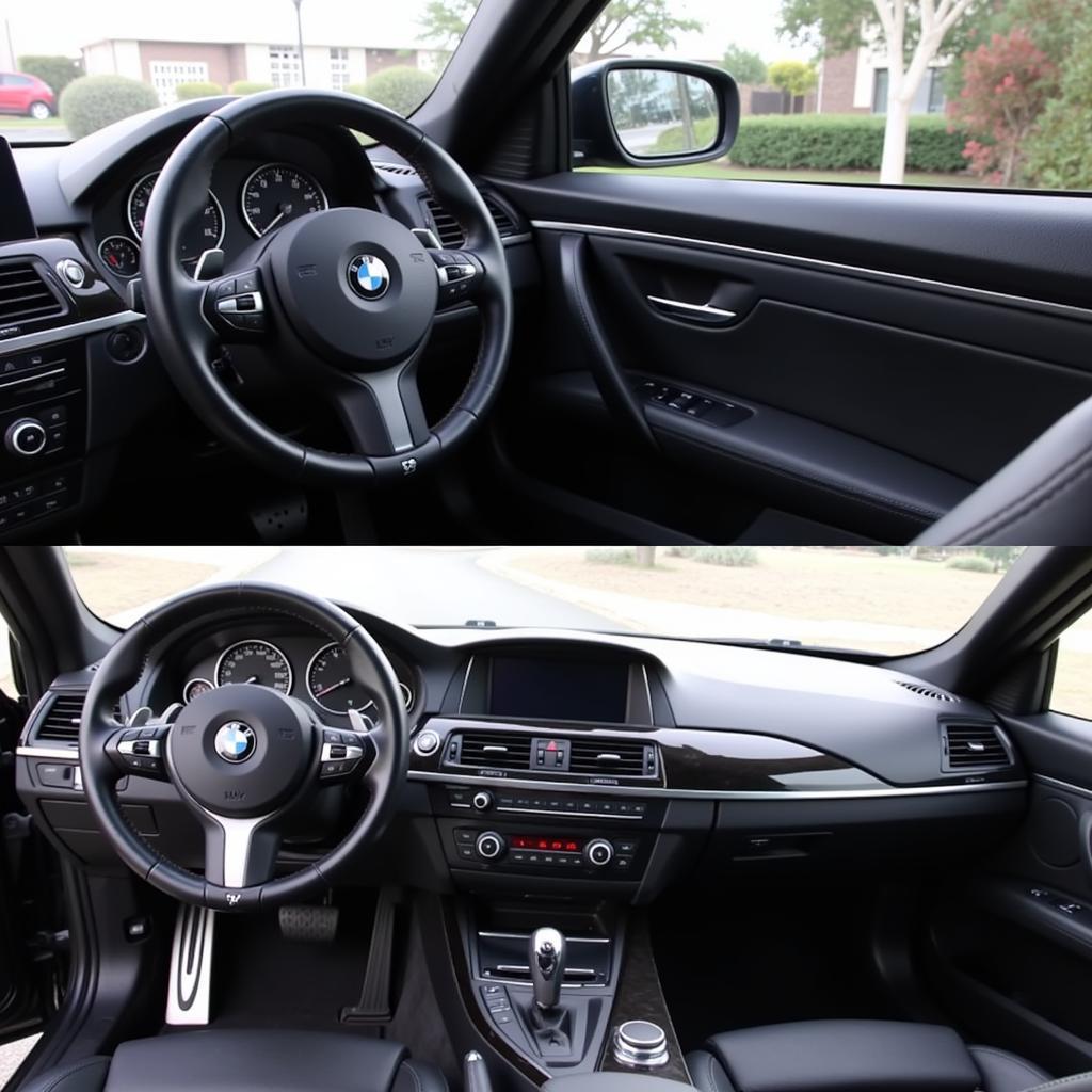 Finished BMW Interior with Alpine Audio Upgrade