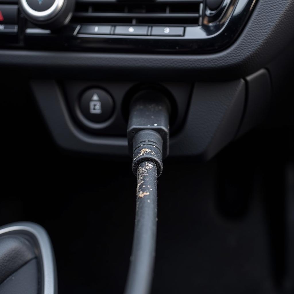 Checking the USB cable for damage in a BMW with Apple CarPlay no sound