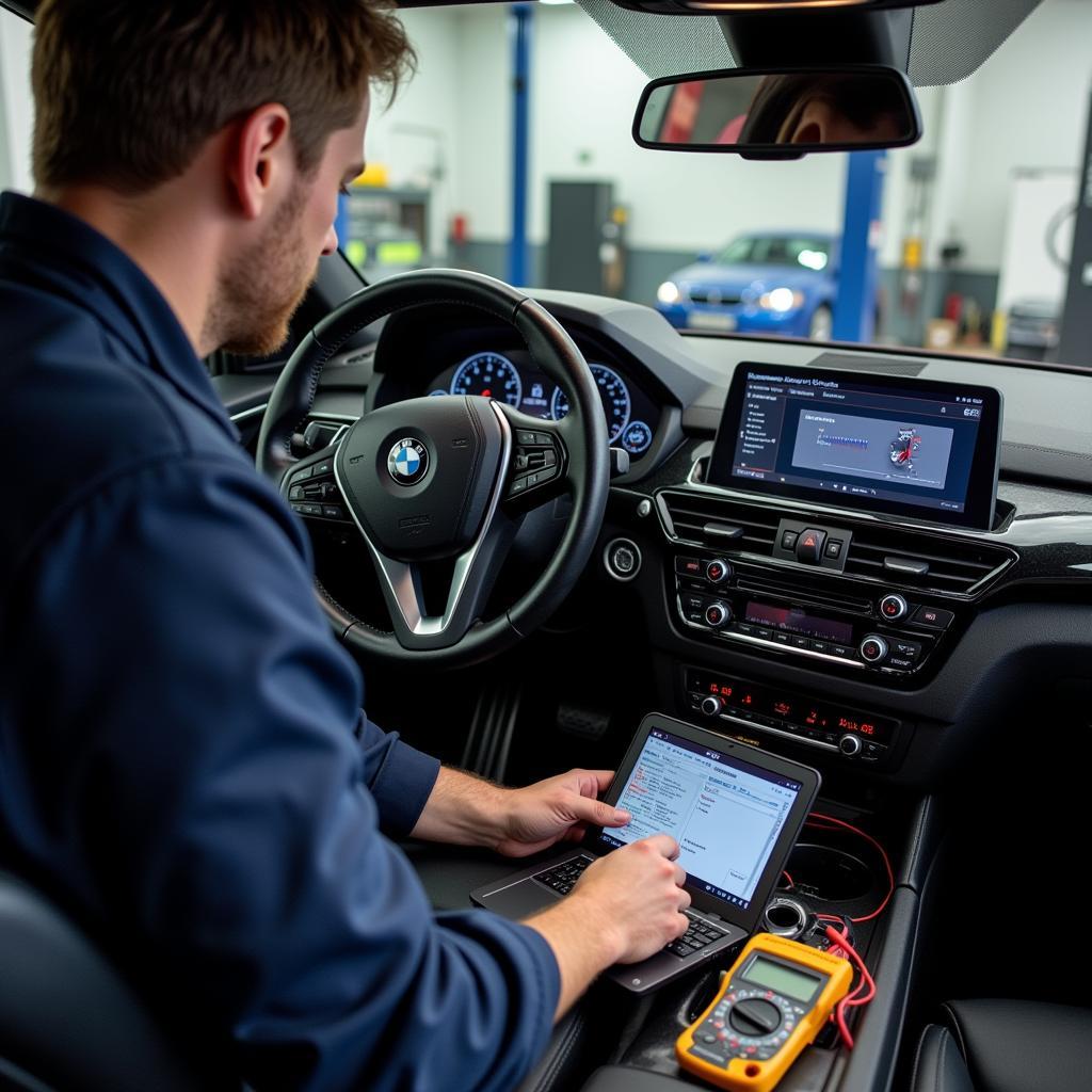 BMW Audio Diagnostic Tools in Surrey