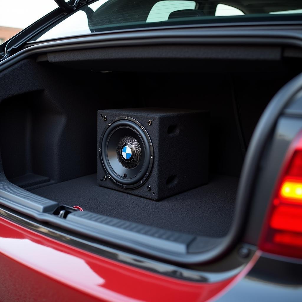 BMW Audio Upgrade with Subwoofer