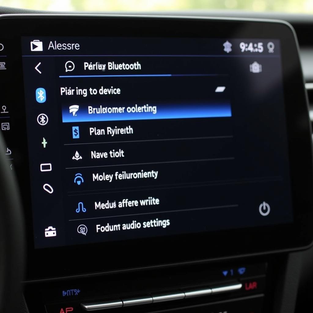 Navigating the BMW Bluetooth Menu