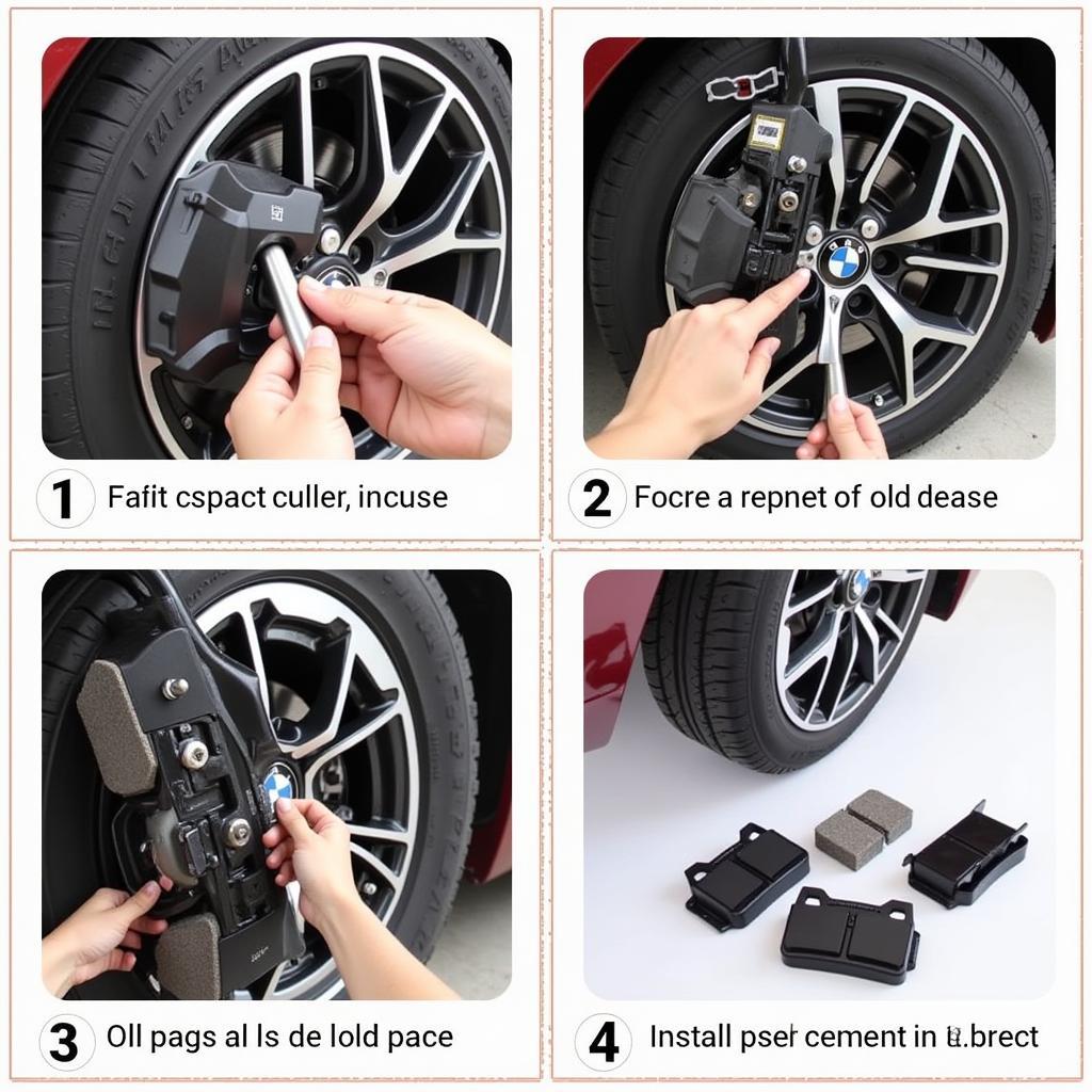 BMW Brake Pad Replacement Process