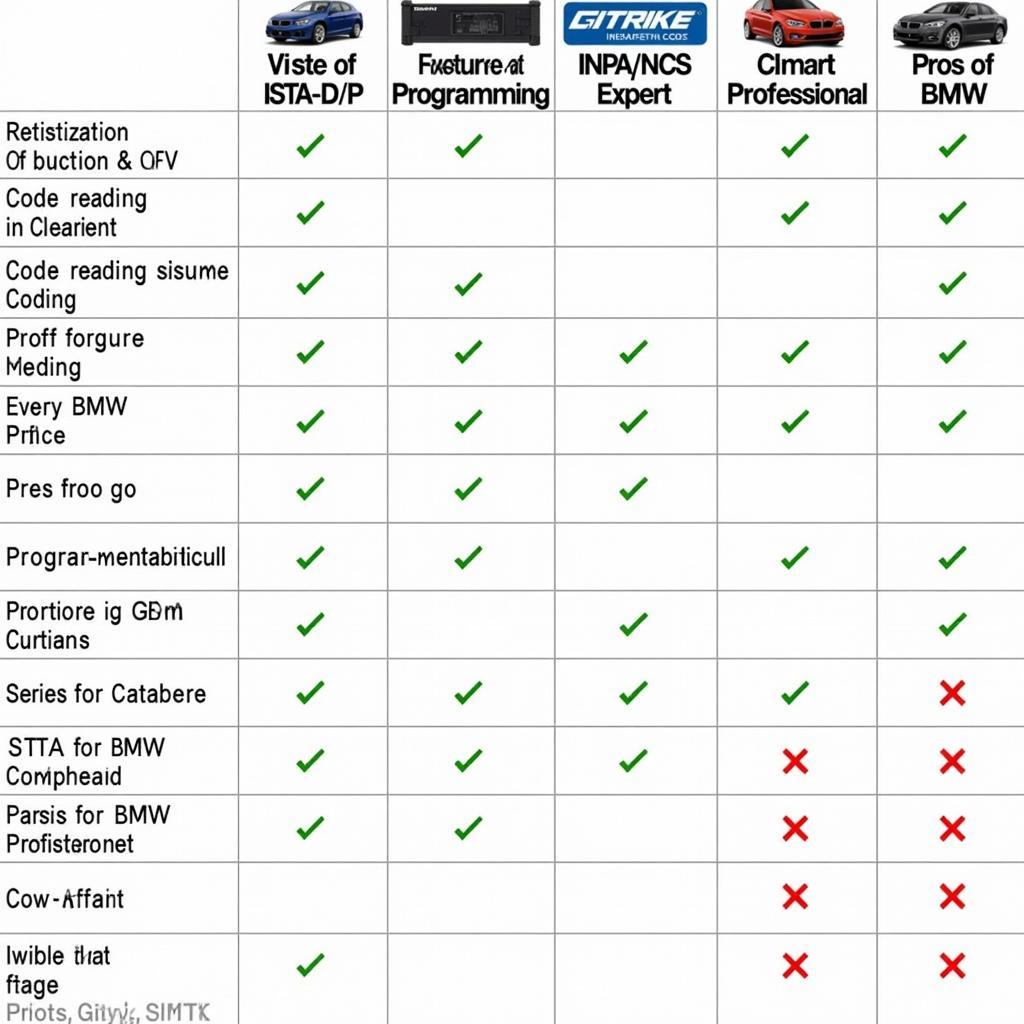 BMW Diagnostic Tools Comparison: ISTA, INPA, Carly