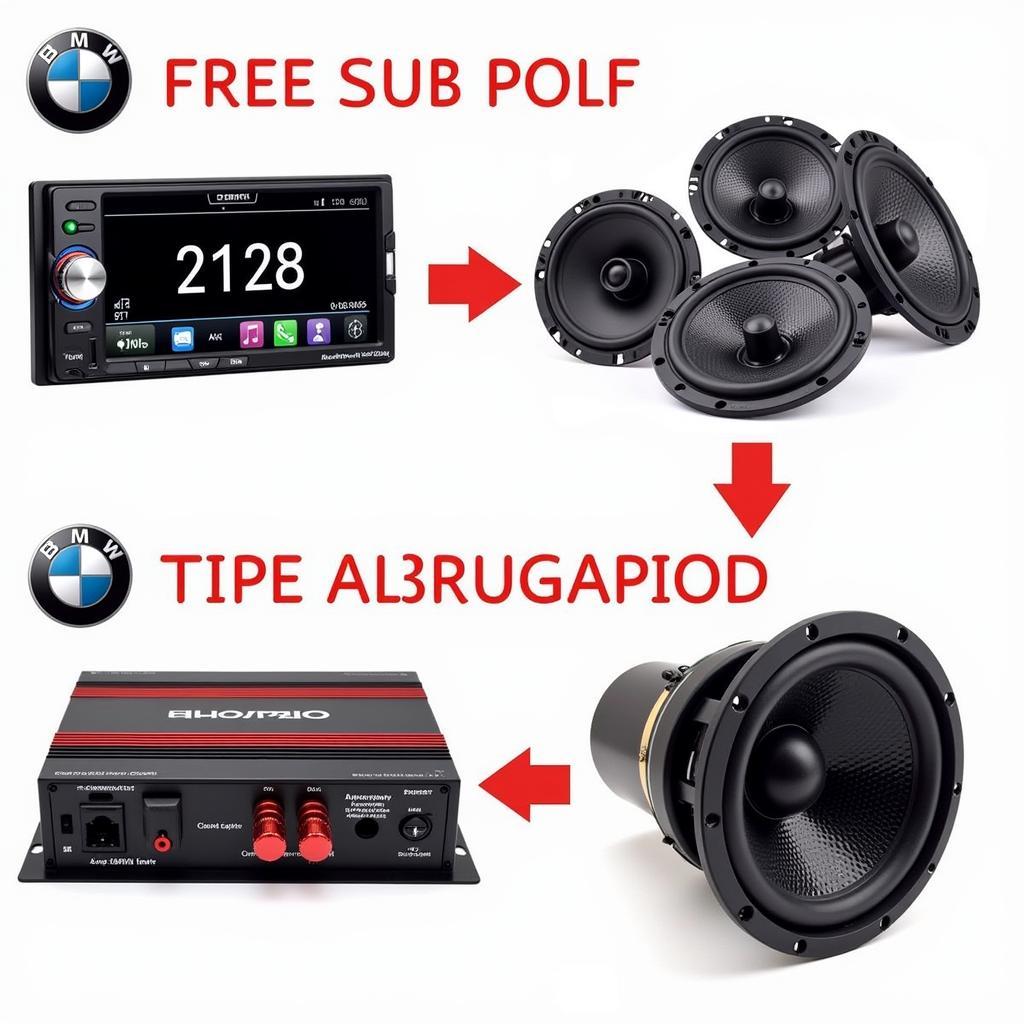 Upgraded BMW E30 Car Audio Components