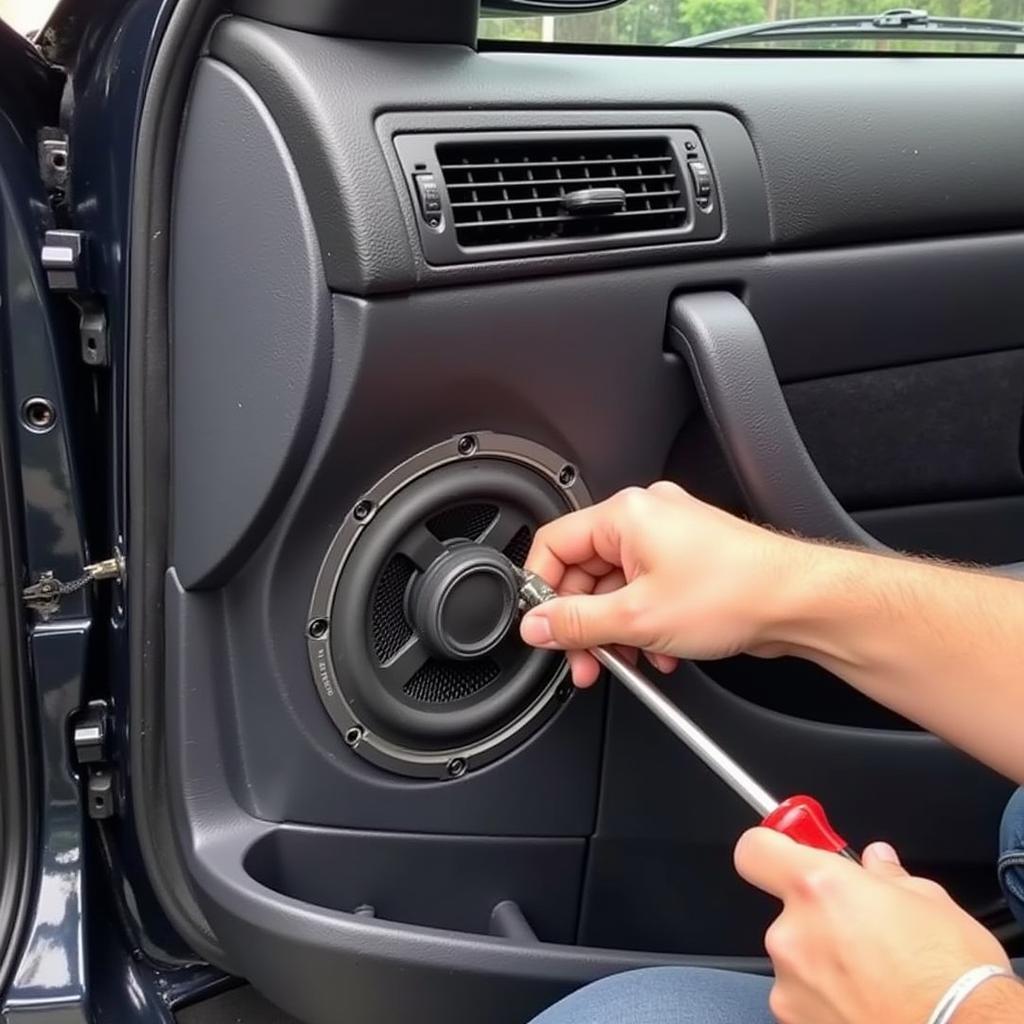 Installing new speakers in the front of a BMW E36