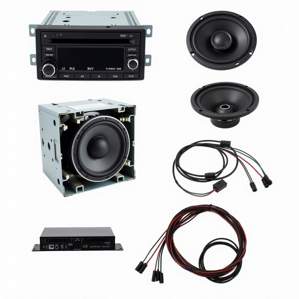 BMW E38 Factory Audio System Components