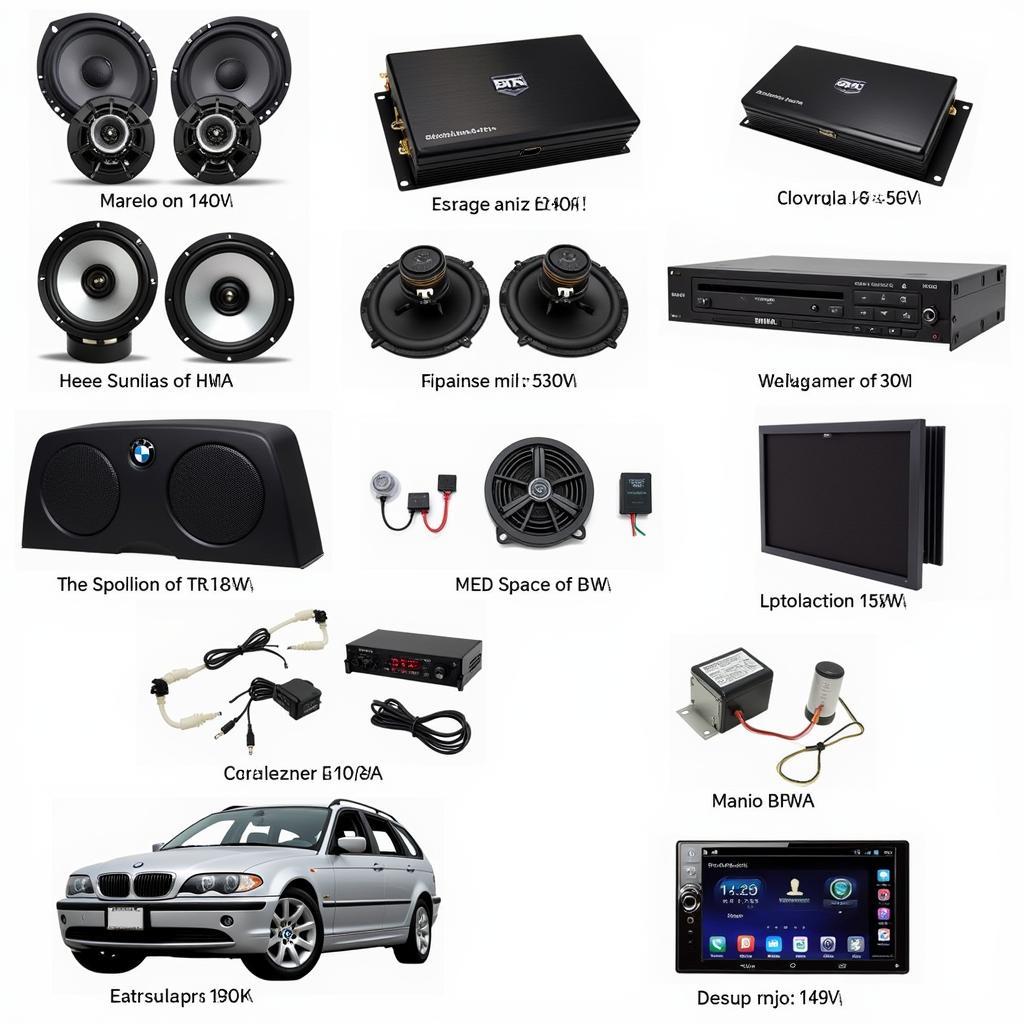 Upgraded Audio Components for BMW E46 Touring