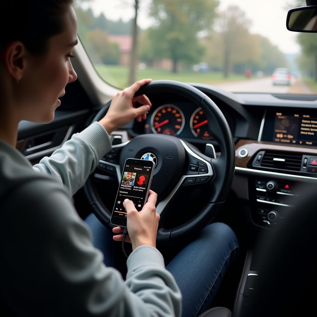 Enjoying AUX in BMW E60