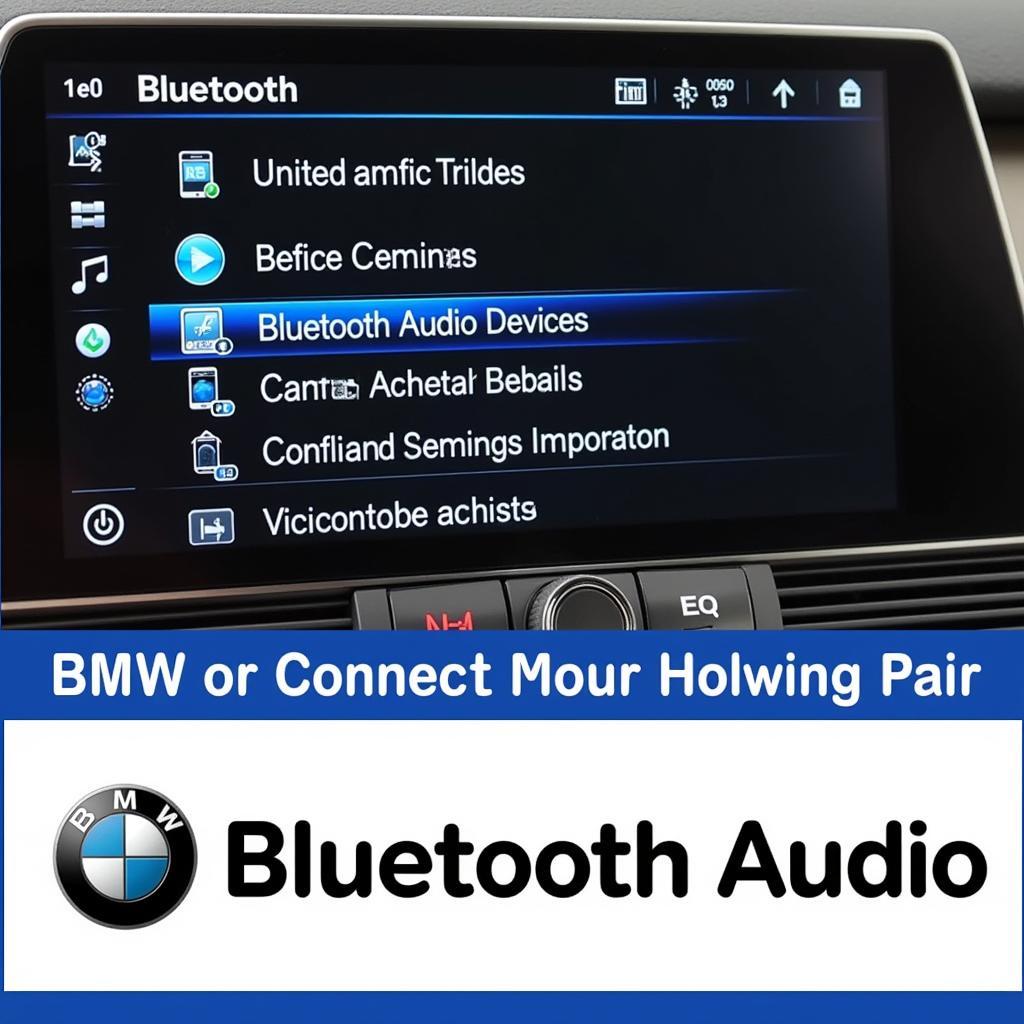 BMW E60 CIC Bluetooth Menu