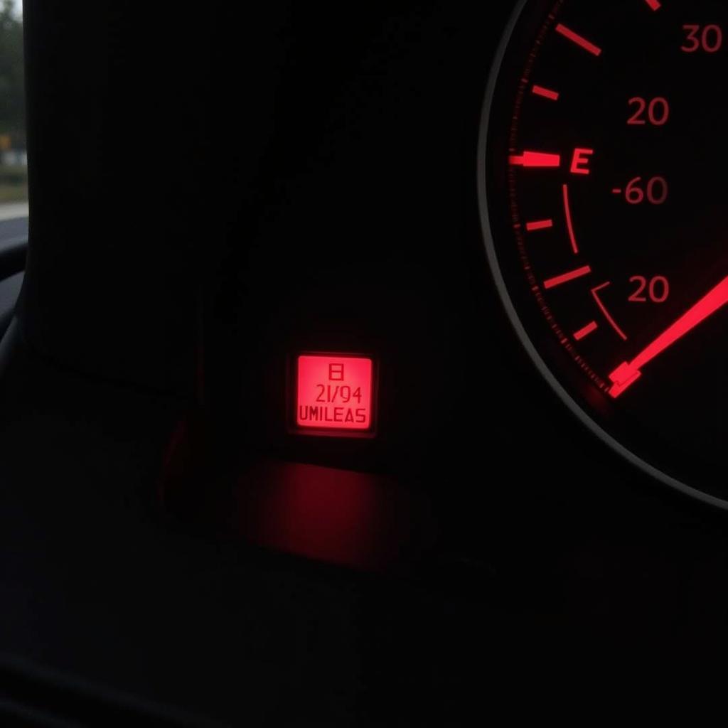 BMW E60 Seat Belt Warning Light on Dashboard