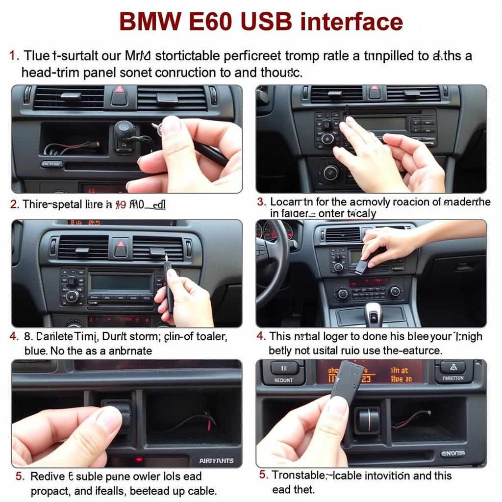 BMW E60 USB Interface Installation Process