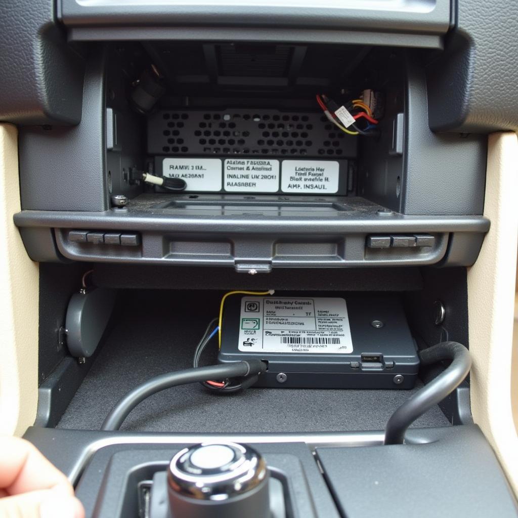 BMW E87 FRM Module Location Under Glove Compartment