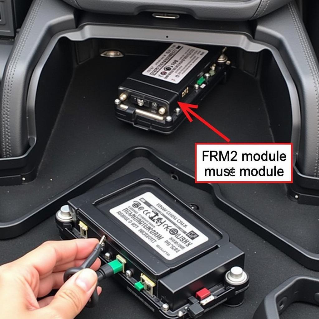 BMW E90 FRM2 Module Location