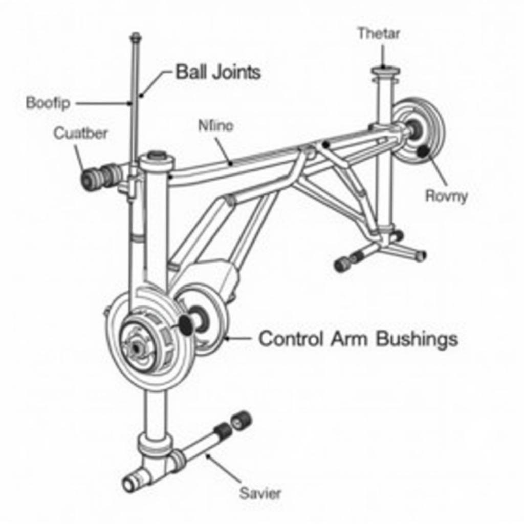 BMW E90 Front Suspension Components Diagram