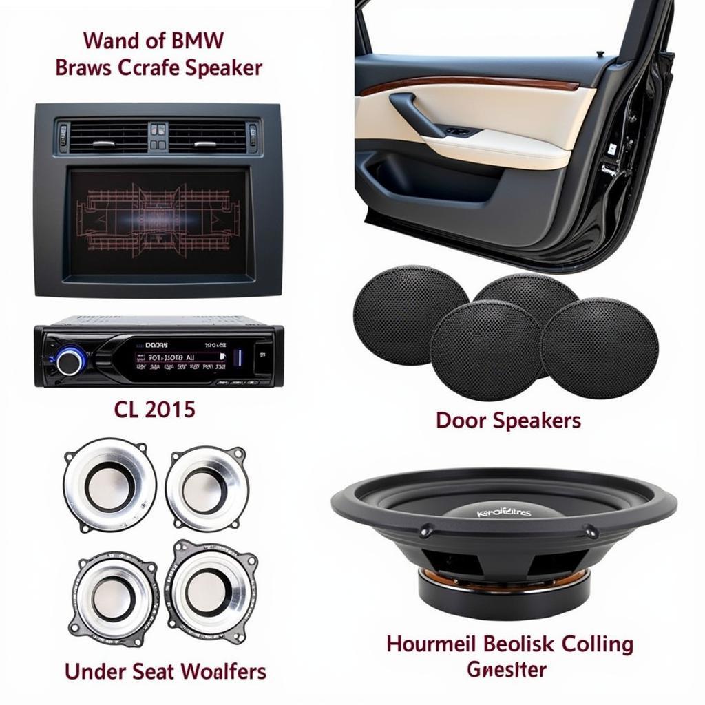 BMW F20 Factory Audio System Components