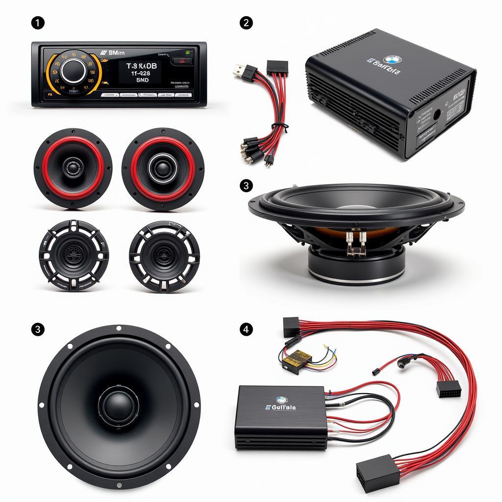 BMW F23 Factory Audio System Components