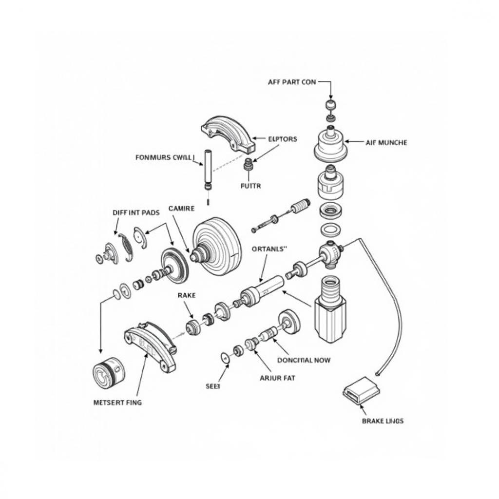 BMW F30 Brake System Components