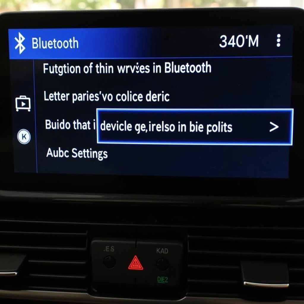 Navigating the BMW F30 iDrive Bluetooth Menu