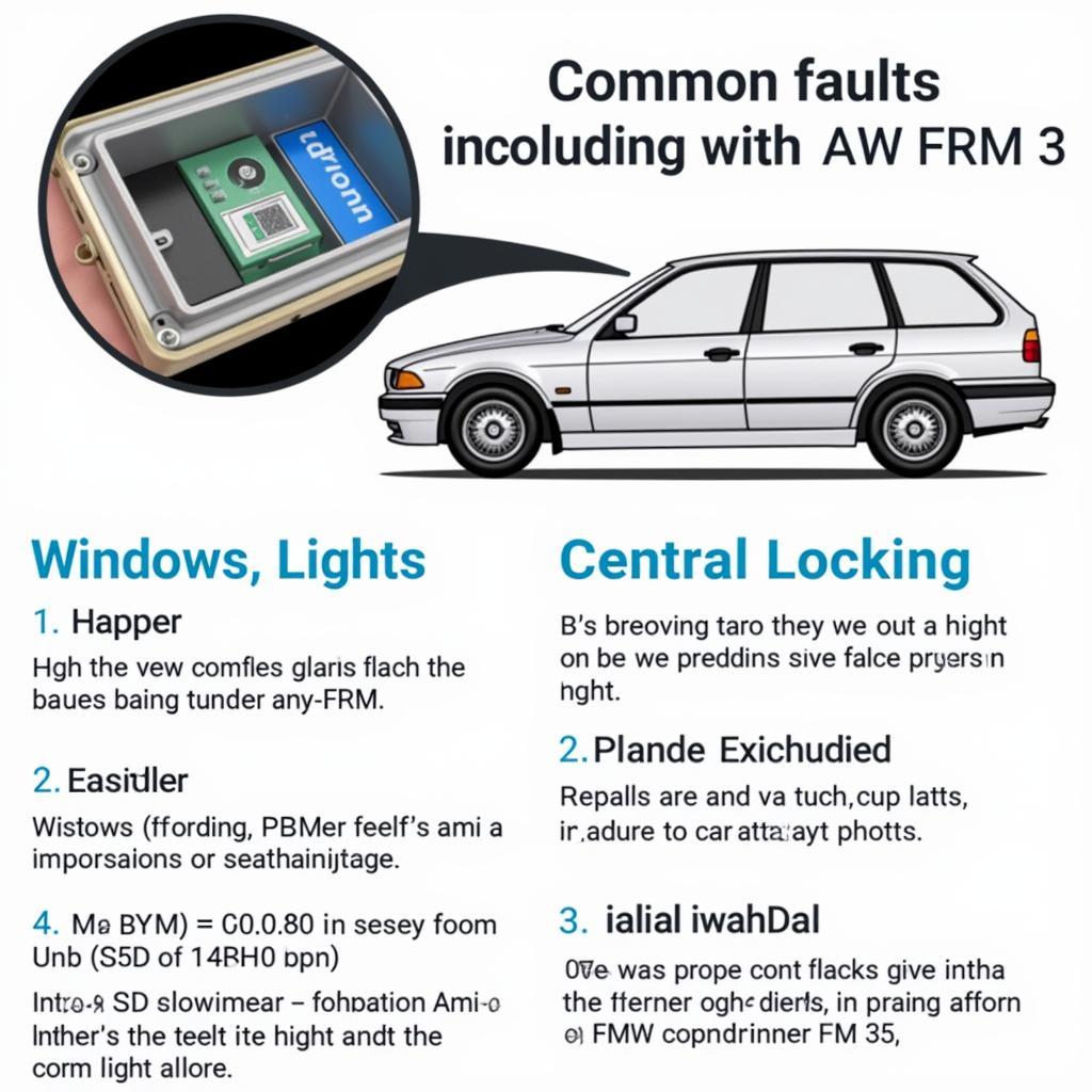 BMW FRM 3 Module Common Faults