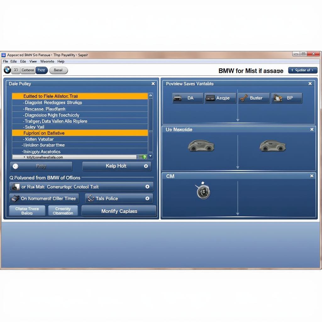 BMW FRM Repair Software Interface