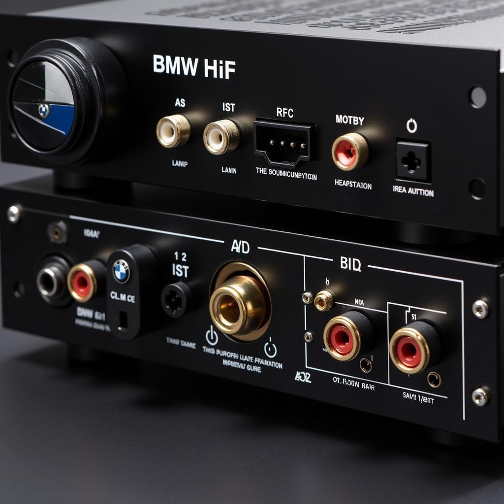 BMW HiFi Amplifier Closeup