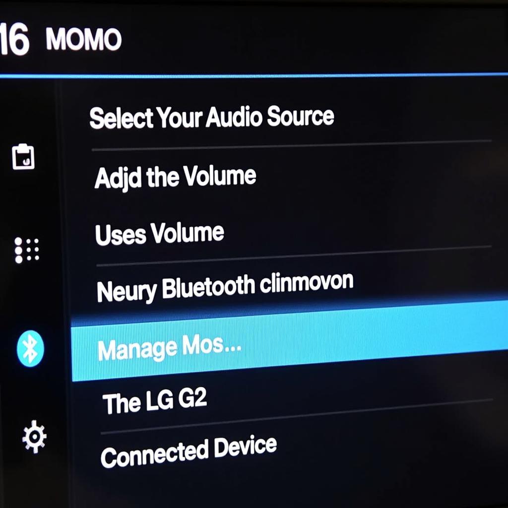 BMW iDrive Audio Settings for LG G2 Connection