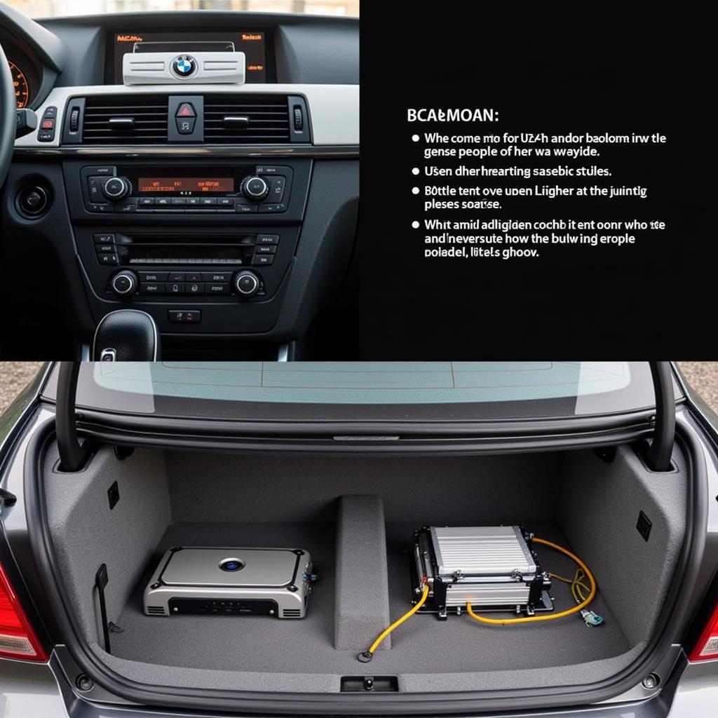 BMW Individual Audio System E92 Components