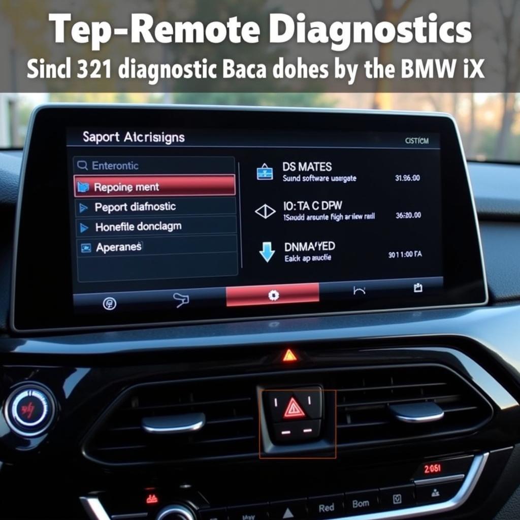 BMW iX Remote Diagnostics and Software Update