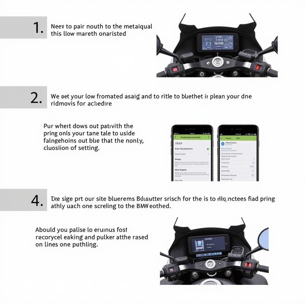 BMW K1600 Bluetooth Audio Pairing Process